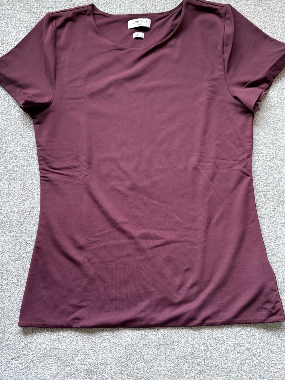 Contour Women’s Short Sleeve Top - Burg